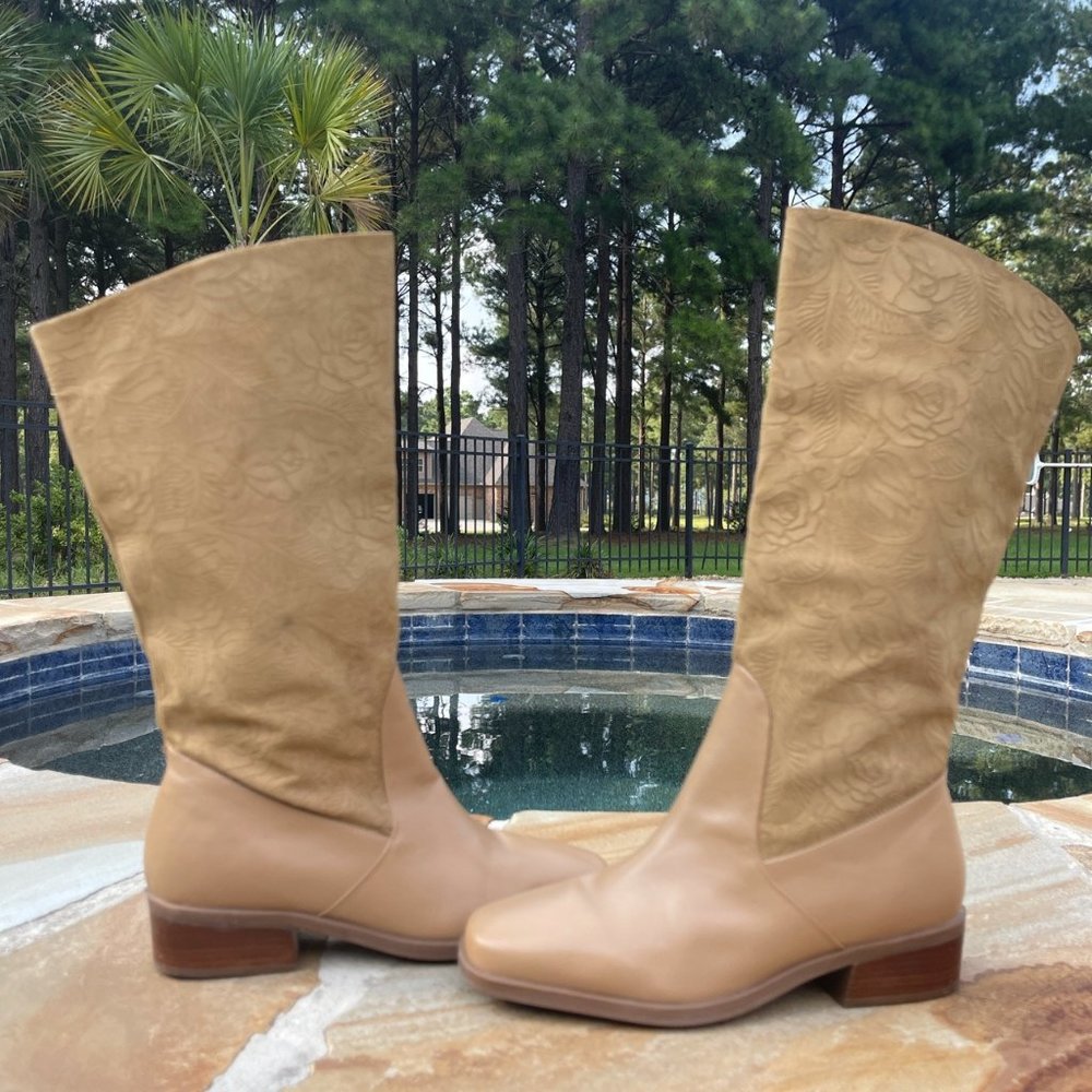 NUDE ROSE BOOTS - Picture 2 of 4